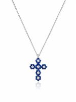Collana Donna in Oro Zaffiro Cianfrone Gioielli COOR-29-198